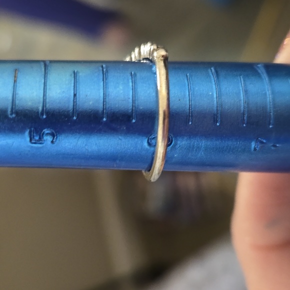 Pandora Authentic Pandora Sterling Silver Fairytale Tiara Wishbone Ring CZ SZ 6 - Picture 10 of 10